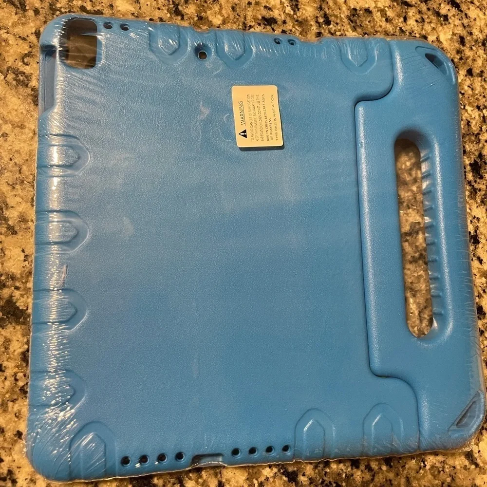 Blue iPad Shockproof Case with Screen Protector